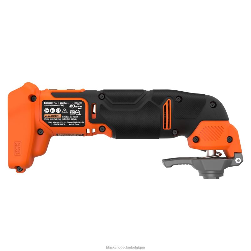 BLACK+DECKER X42D682Outil oscillant 20 V max (nu) outils