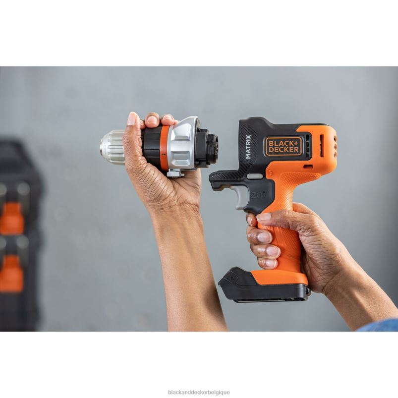 BLACK+DECKER X42D523Kit combiné de perceuse sans fil matricielle 20 V Max, 2 outils outils