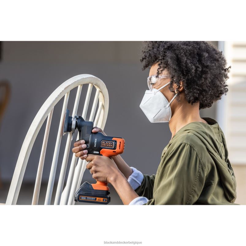 BLACK+DECKER X42D527Kit combiné d'outils électriques pour perceuse matricielle 20v max, ensemble de 6 outils, ensemble d'outils sans fil outils