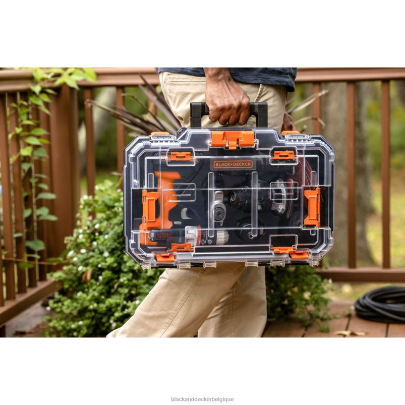 BLACK+DECKER X42D527Kit combiné d'outils électriques pour perceuse matricielle 20v max, ensemble de 6 outils, ensemble d'outils sans fil outils