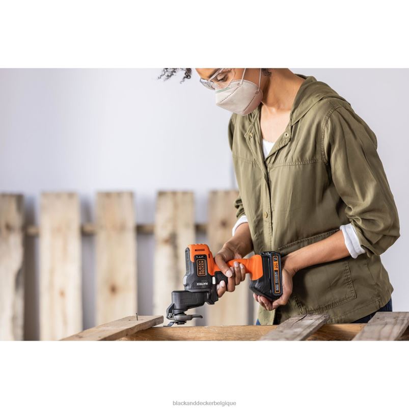 BLACK+DECKER X42D527Kit combiné d'outils électriques pour perceuse matricielle 20v max, ensemble de 6 outils, ensemble d'outils sans fil outils