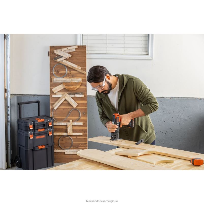 BLACK+DECKER X42D527Kit combiné d'outils électriques pour perceuse matricielle 20v max, ensemble de 6 outils, ensemble d'outils sans fil outils