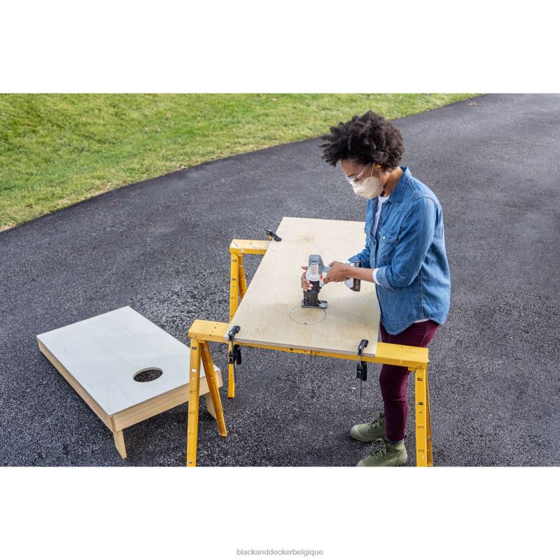 BLACK+DECKER X42D528Kit combo sans fil matriciel 20v max 6 outils blanc et orange outils