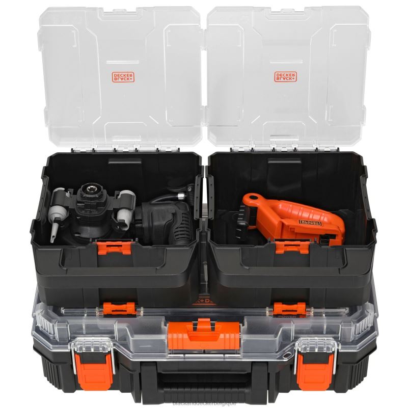 BLACK+DECKER X42D529Le kit d'outils électriques Matrix 20 V max comprend une perceuse sans fil, 8 accessoires et un étui de rangement. outils