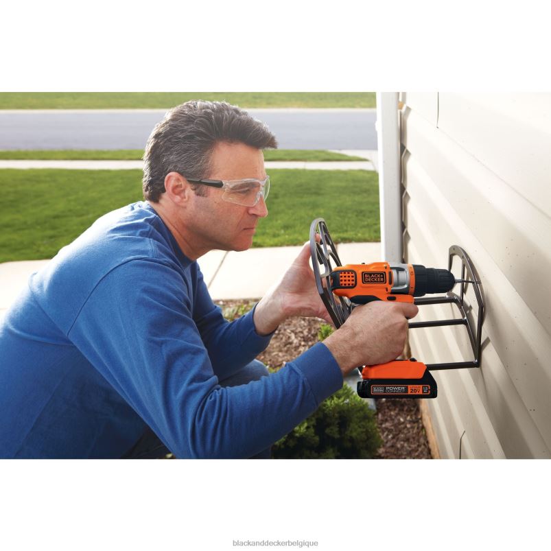 BLACK+DECKER X42D536Perceuse/visseuse sans fil 20 V max, vitesse variable outils