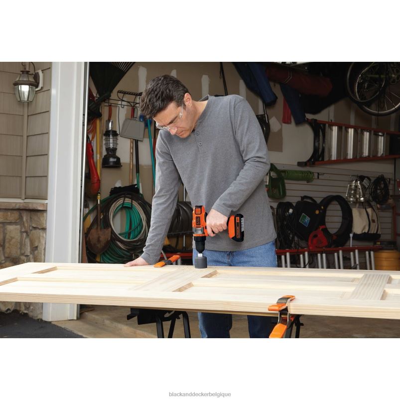 BLACK+DECKER X42D536Perceuse/visseuse sans fil 20 V max, vitesse variable outils