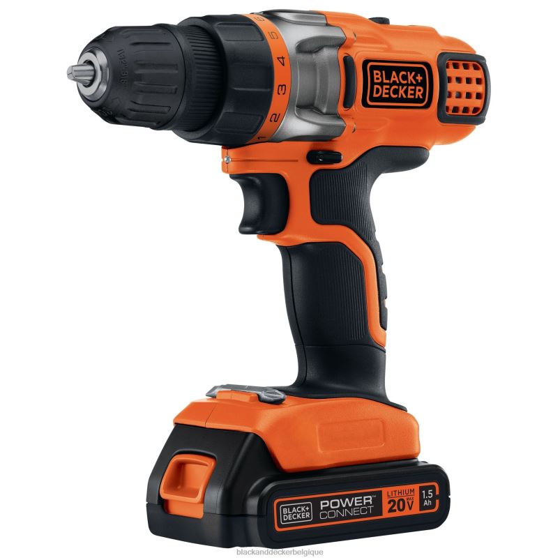 BLACK+DECKER X42D536Perceuse/visseuse sans fil 20 V max, vitesse variable outils