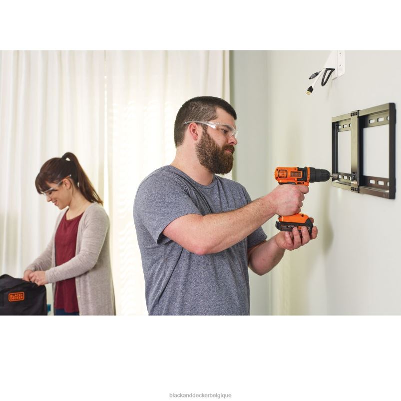 BLACK+DECKER X42D551Kit de perceuse et d'outils domestiques 20 V max, 68 pièces outils