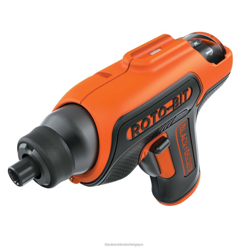 BLACK+DECKER X42D560Tournevis sans fil 4 V max avec rangement des embouts outils