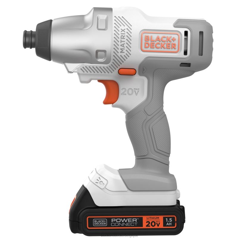 BLACK+DECKER X42D580accessoire multi-outil à impact matriciel avec étui de rangement outils