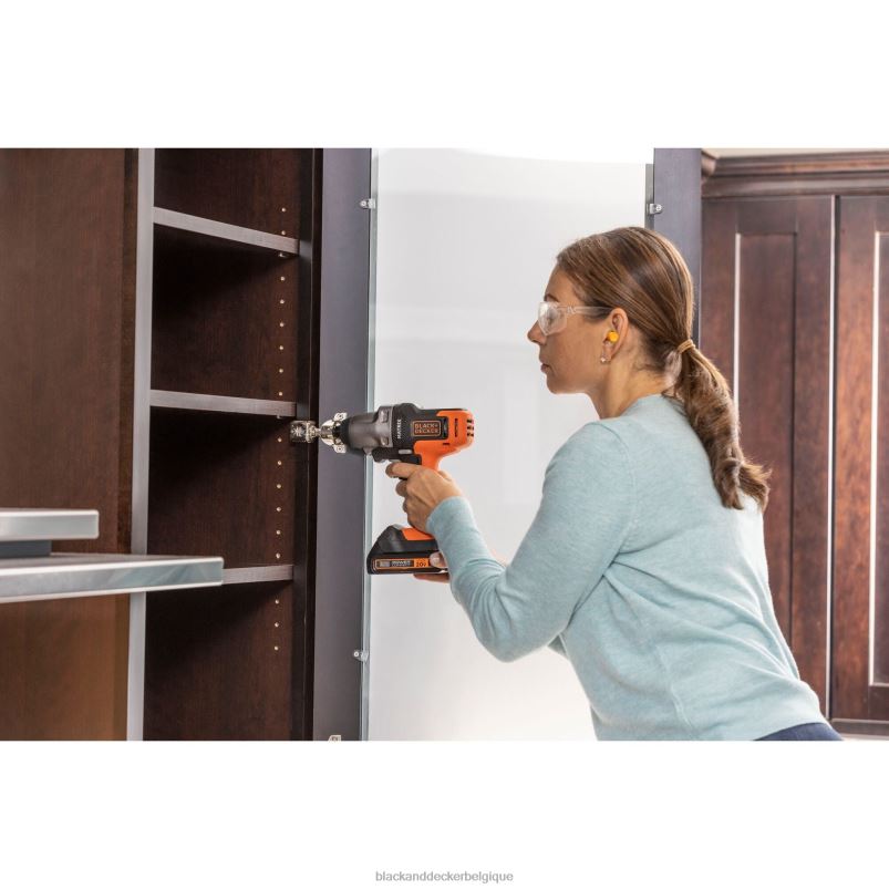 BLACK+DECKER X42D580accessoire multi-outil à impact matriciel avec étui de rangement outils