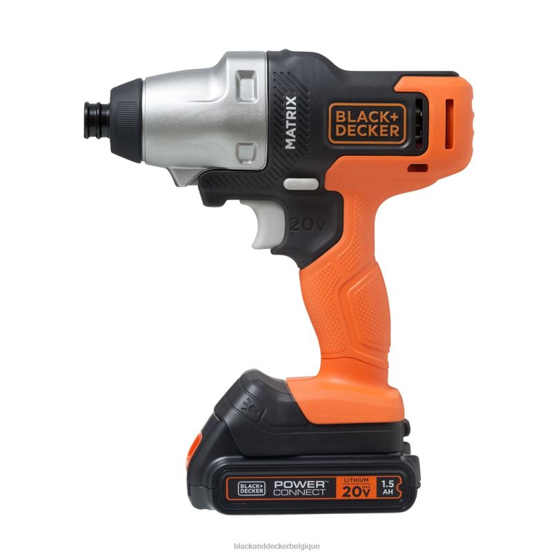 BLACK+DECKER X42D580accessoire multi-outil à impact matriciel avec étui de rangement outils