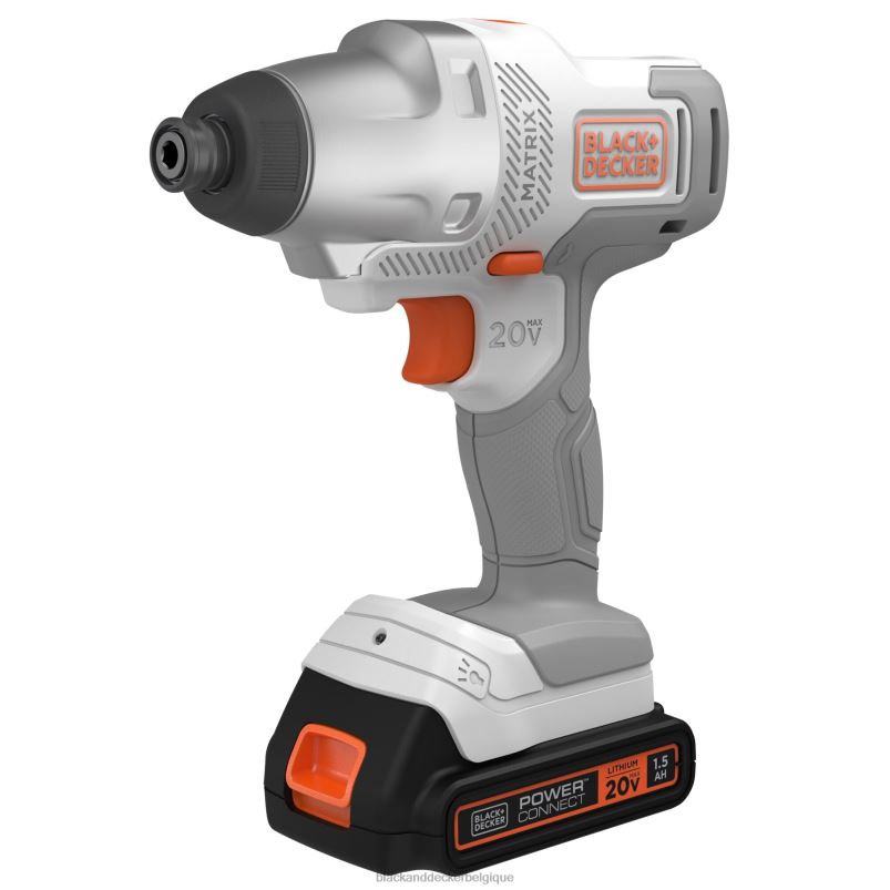 BLACK+DECKER X42D580accessoire multi-outil à impact matriciel avec étui de rangement outils