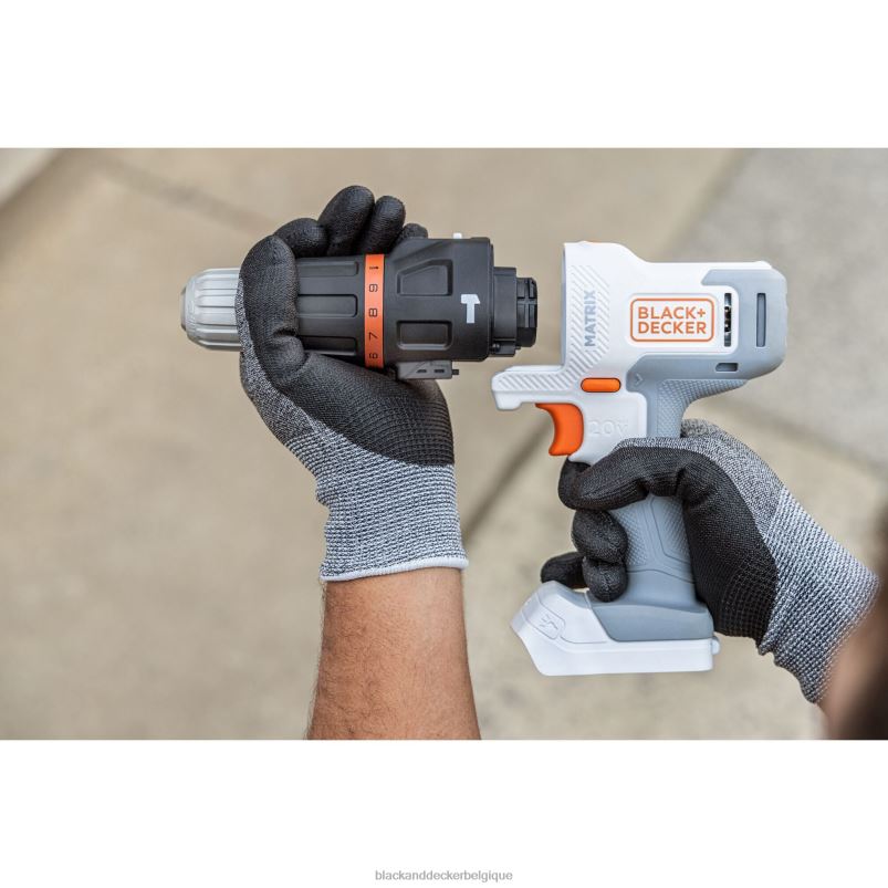 BLACK+DECKER X42D581accessoire multi-outils pour perceuse à percussion matricielle avec étui de rangement outils