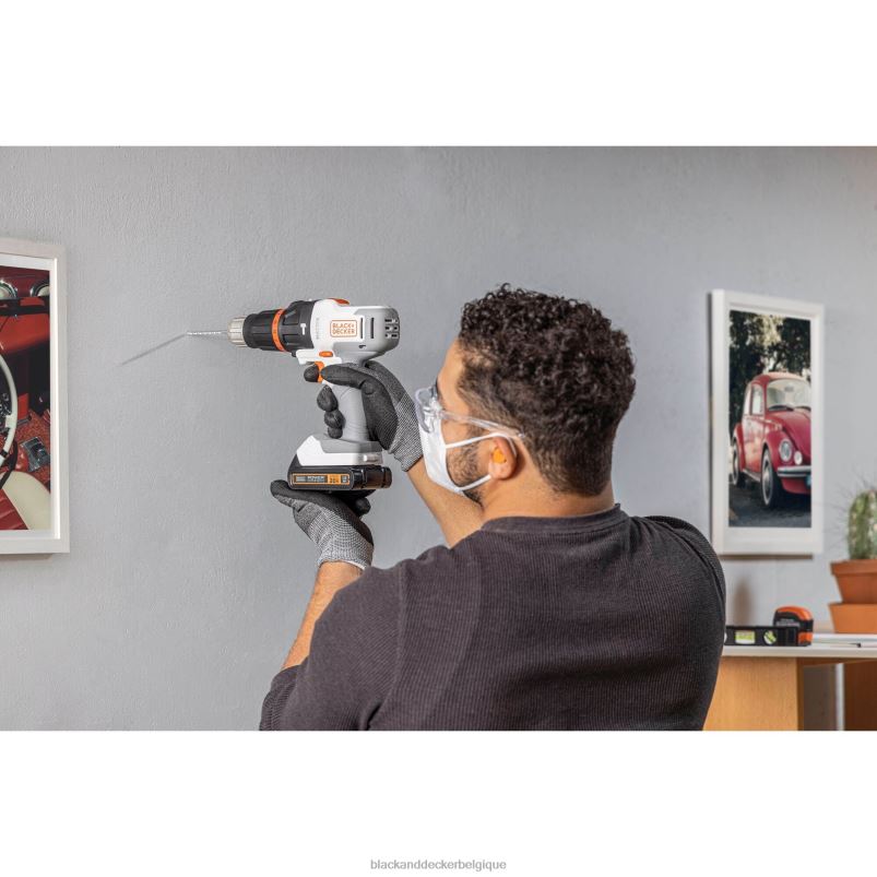 BLACK+DECKER X42D581accessoire multi-outils pour perceuse à percussion matricielle avec étui de rangement outils