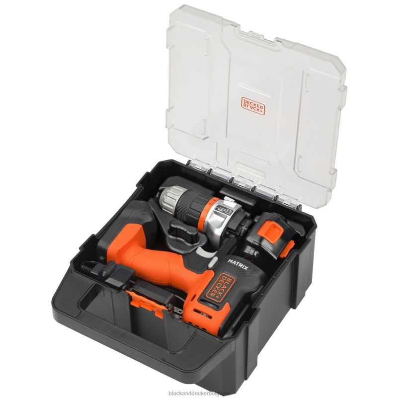 BLACK+DECKER X42D582kit de perceuse matricielle 20v max avec étui de rangement outils