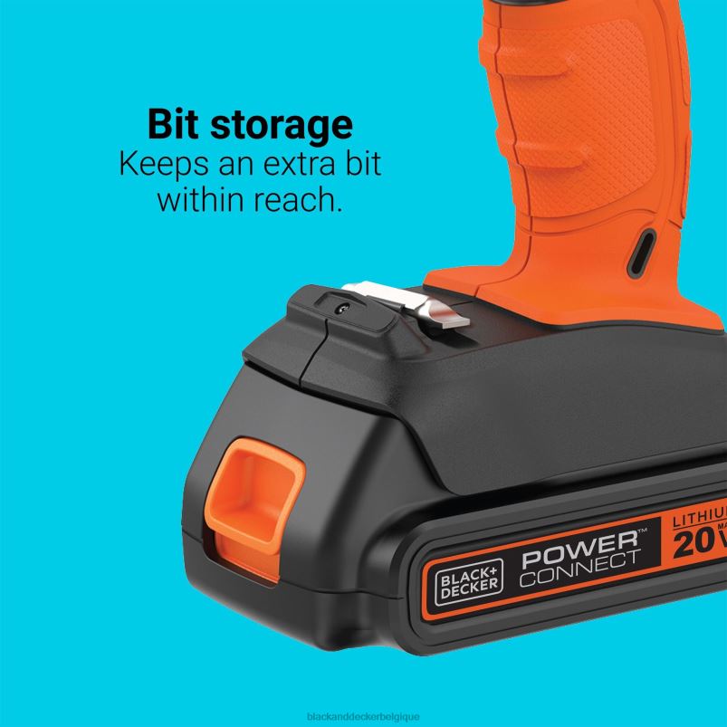 BLACK+DECKER X42D584Kit combiné de visseuse à percussion sans fil powerconnect 20 V max outils