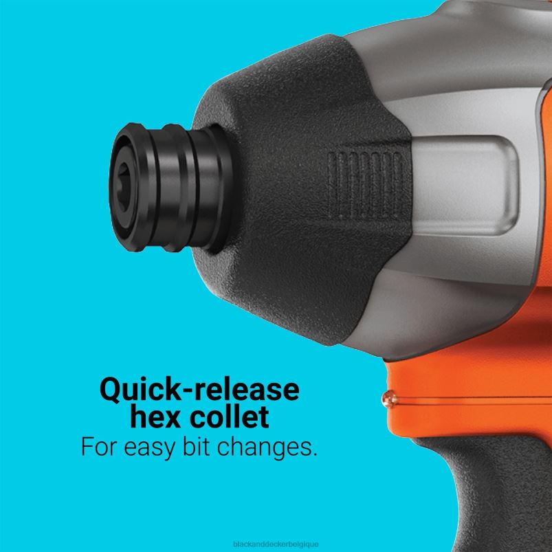 BLACK+DECKER X42D584Kit combiné de visseuse à percussion sans fil powerconnect 20 V max outils