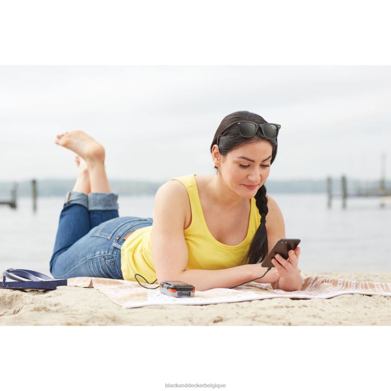 BLACK+DECKER X42D586Kit combiné de 4 outils pour perceuse sans fil Gopak 12 V Max outils