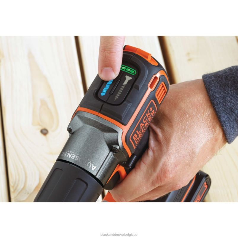 BLACK+DECKER X42D590Perceuse/visseuse sans fil powerconnect 20 V max, 3/8 po avec kit de détection automatique outils