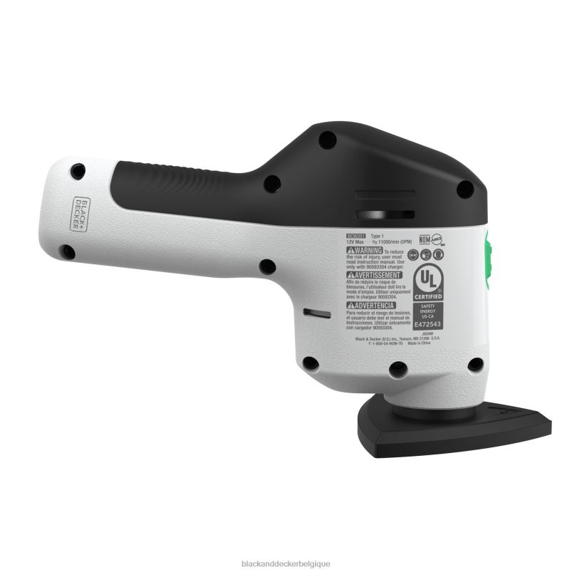 BLACK+DECKER X42D616Ponceuse de détail sans fil Reviva 12 V Max avec chargeur outils