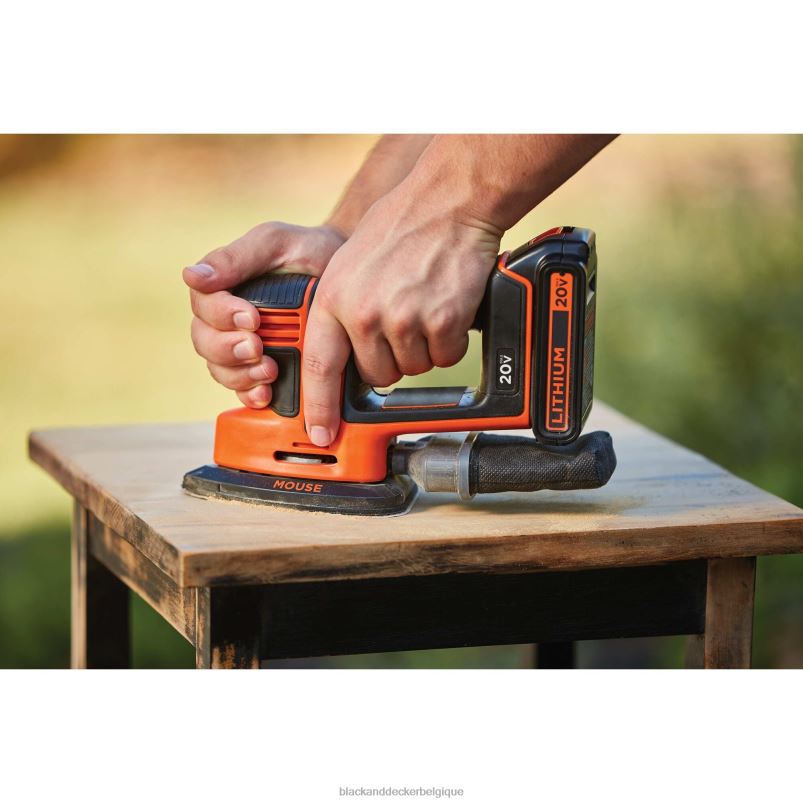 BLACK+DECKER X42D617Ponceuse à souris sans fil 20 V max outils