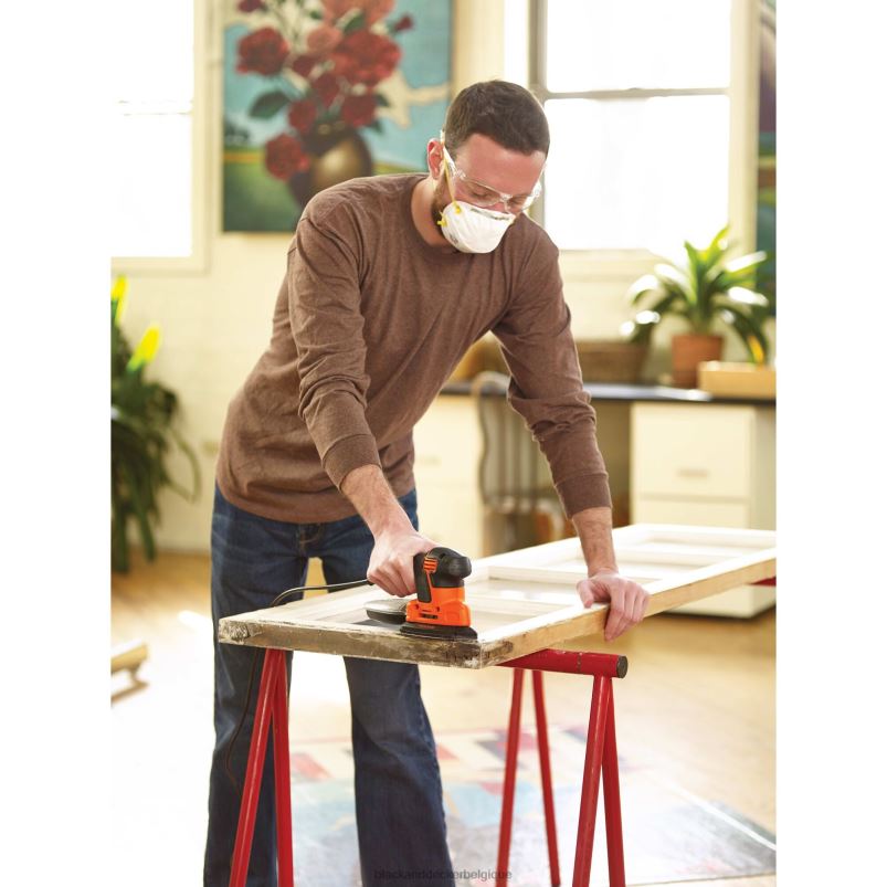 BLACK+DECKER X42D624Ponceuse de détails électrique de 1,2 A outils