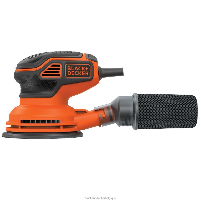 BLACK+DECKER X42D625Ponceuse électrique à orbite aléatoire de 2,4 A, 5 po outils