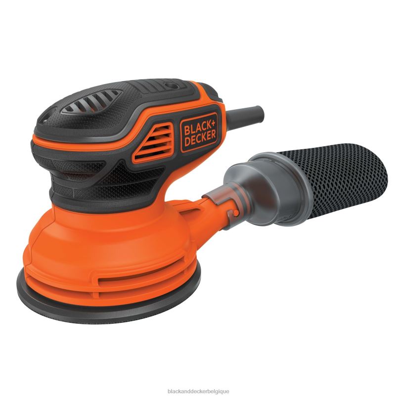 BLACK+DECKER X42D625Ponceuse électrique à orbite aléatoire de 2,4 A, 5 po outils