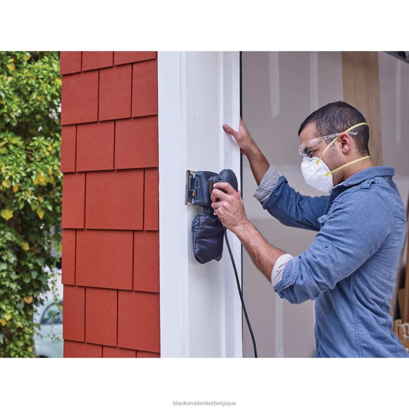 BLACK+DECKER X42D644ponceuse électrique 1/4 feuille 1,5 ampères outils