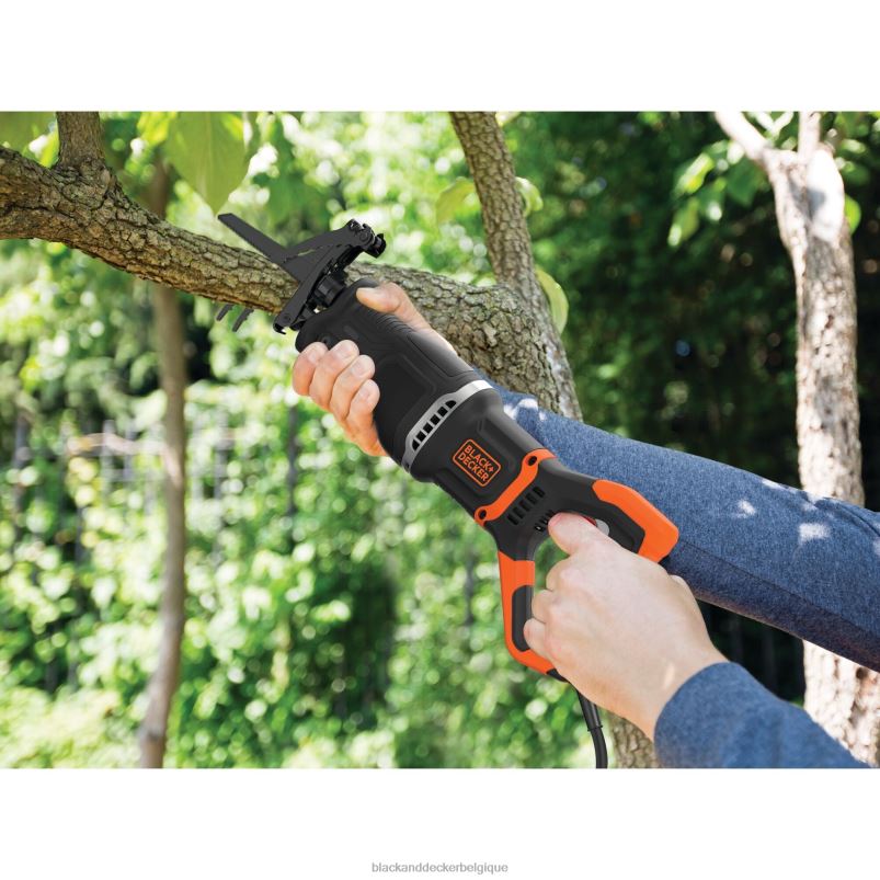 BLACK+DECKER X42D648Scie alternative électrique de 7 A avec support de branche amovible outils