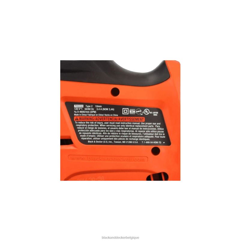 BLACK+DECKER X42D669scie à main électrique avec sac de rangement 3,4 ampères outils