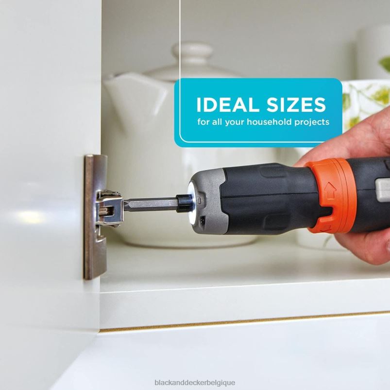 BLACK+DECKER X42D603jeu d'embouts de tournevis 42 pièces outils