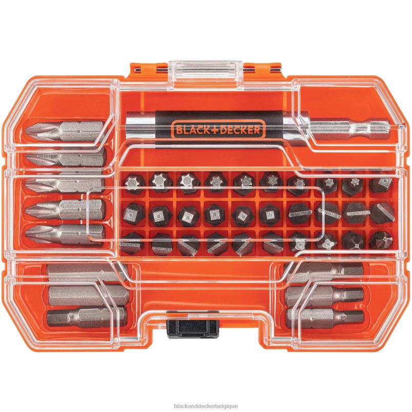 BLACK+DECKER X42D603jeu d'embouts de tournevis 42 pièces outils