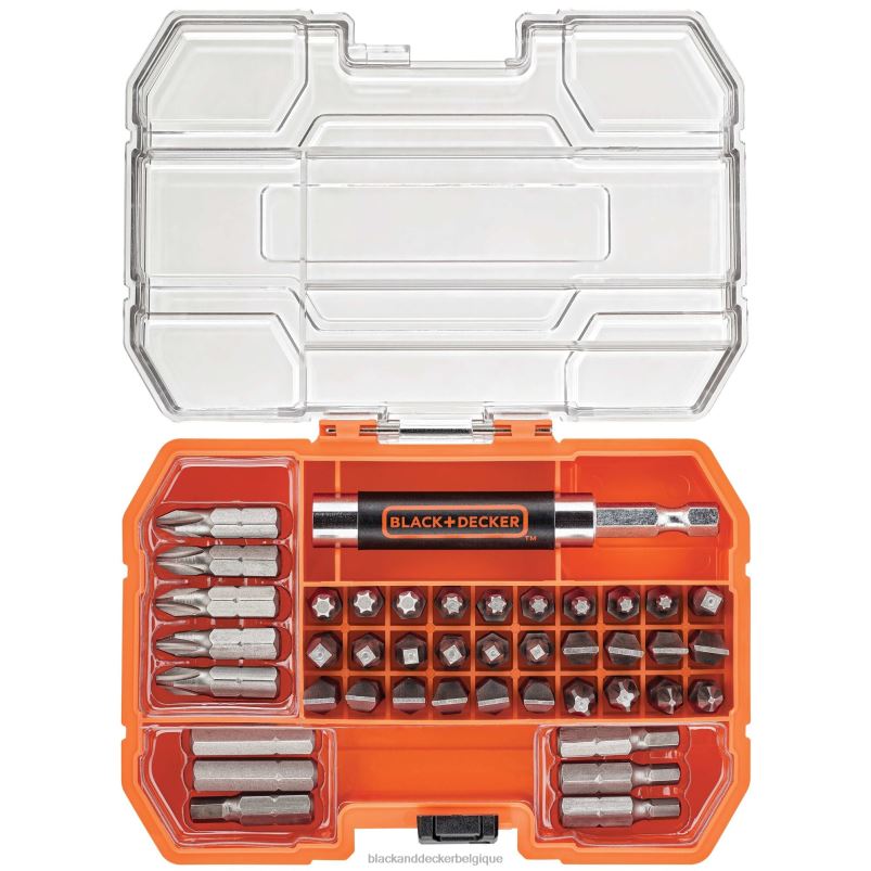 BLACK+DECKER X42D603jeu d'embouts de tournevis 42 pièces outils