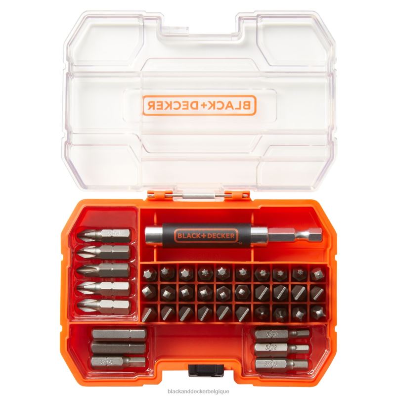 BLACK+DECKER X42D603jeu d'embouts de tournevis 42 pièces outils