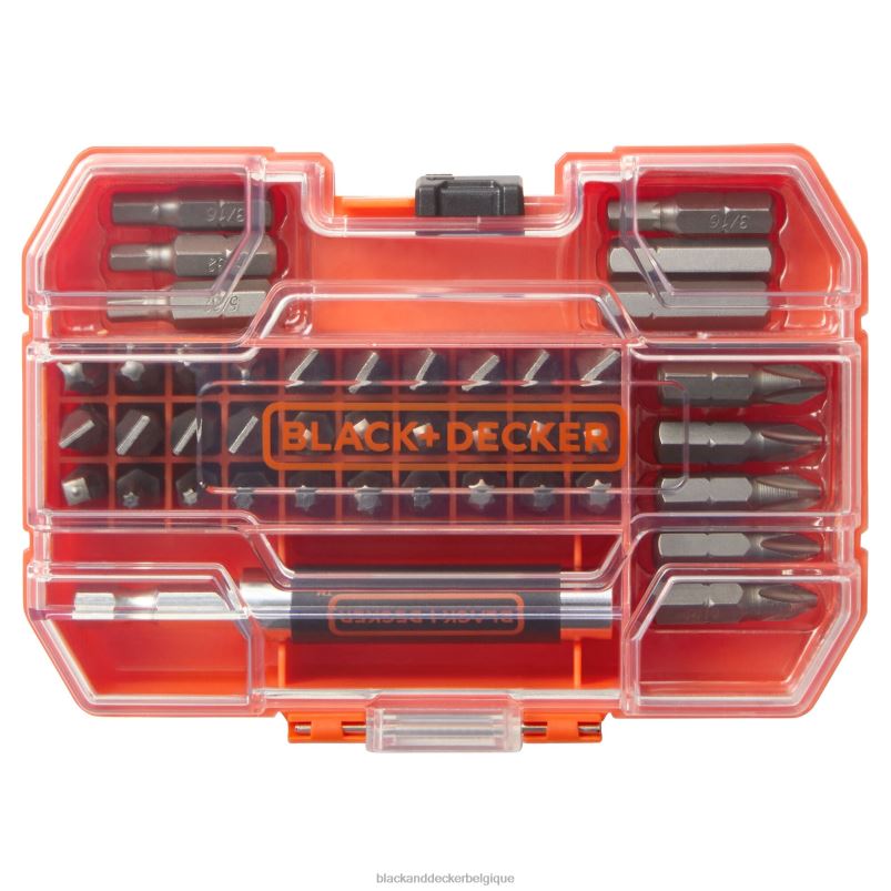 BLACK+DECKER X42D603jeu d'embouts de tournevis 42 pièces outils