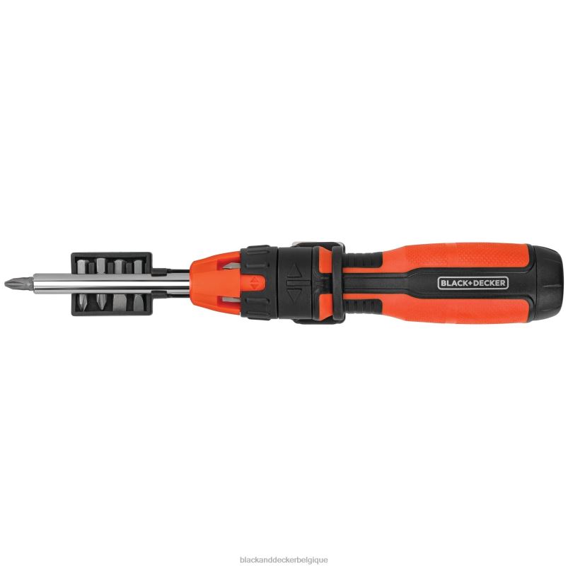 BLACK+DECKER X42D604tournevis à cliquet 10 embouts outils