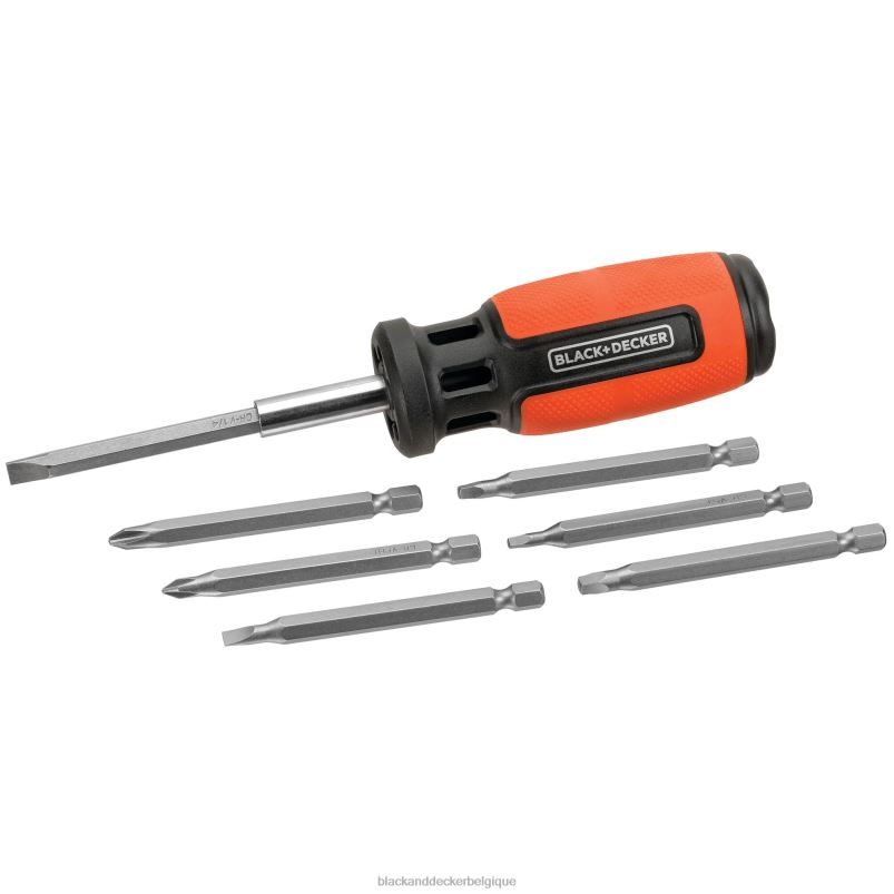 BLACK+DECKER X42D605tournevis push and pick 7 bits outils