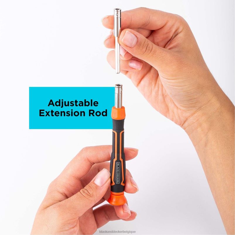 BLACK+DECKER X42D606Jeu de tournevis de précision 56 pièces outils